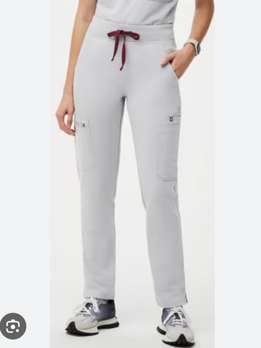 figs women's Cement Yola High Waisted - Skinny Scrub Pants